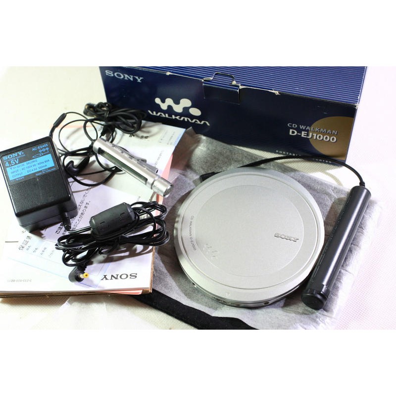 SONY 絕版EJ1000 Walkman 旗艦CD 隨身聽~ 盒裝永久收藏版~NW