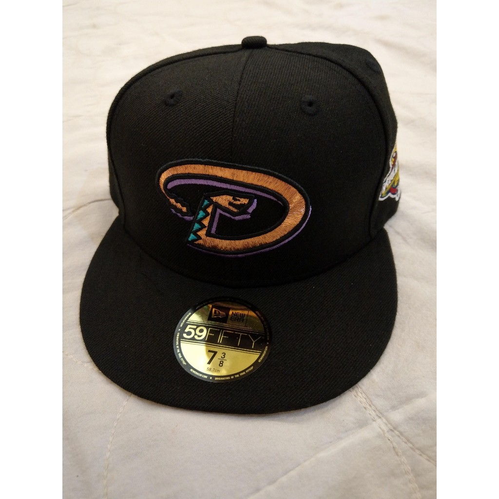 現貨7 3/8 NEW ERA MLB Diamondbacks 響尾蛇隊球員版棒球帽2001冠軍