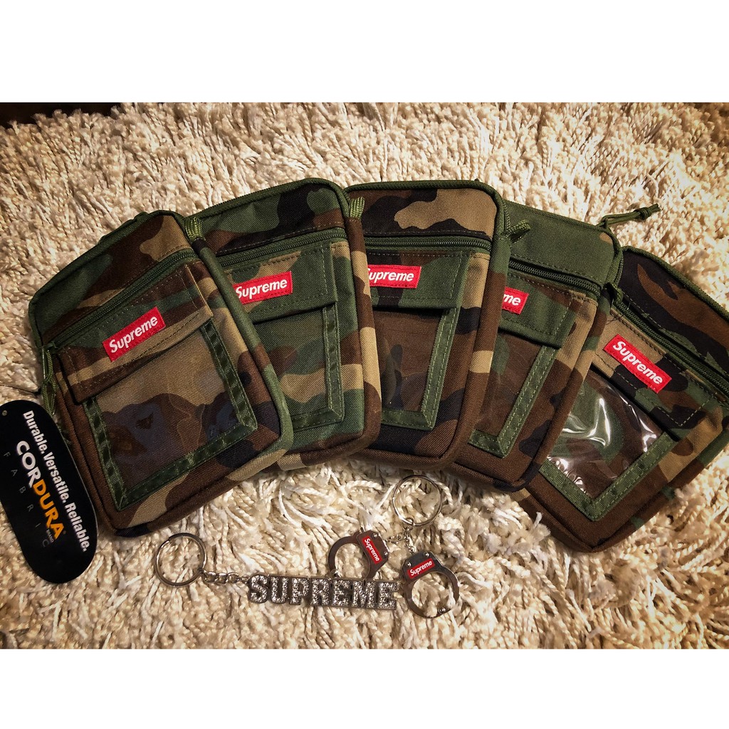 Supreme camo pouch new arrivals