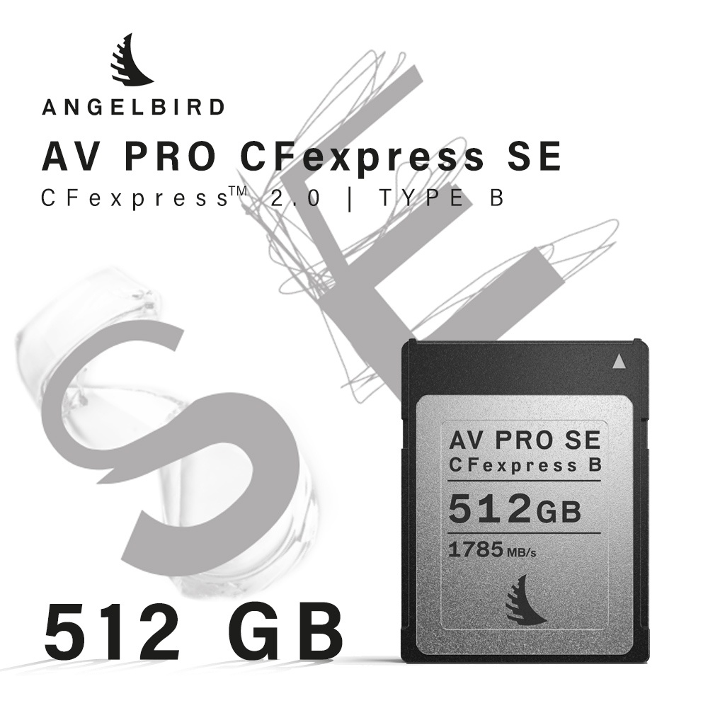 EC數位】Angelbird AV Pro CFexpress SE TypeB 512G 記憶卡1785讀850寫