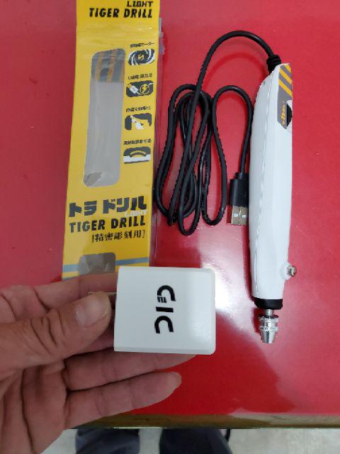 模型工具 GIC TD-02 タイガードリル電動彫刻機 USB給電-