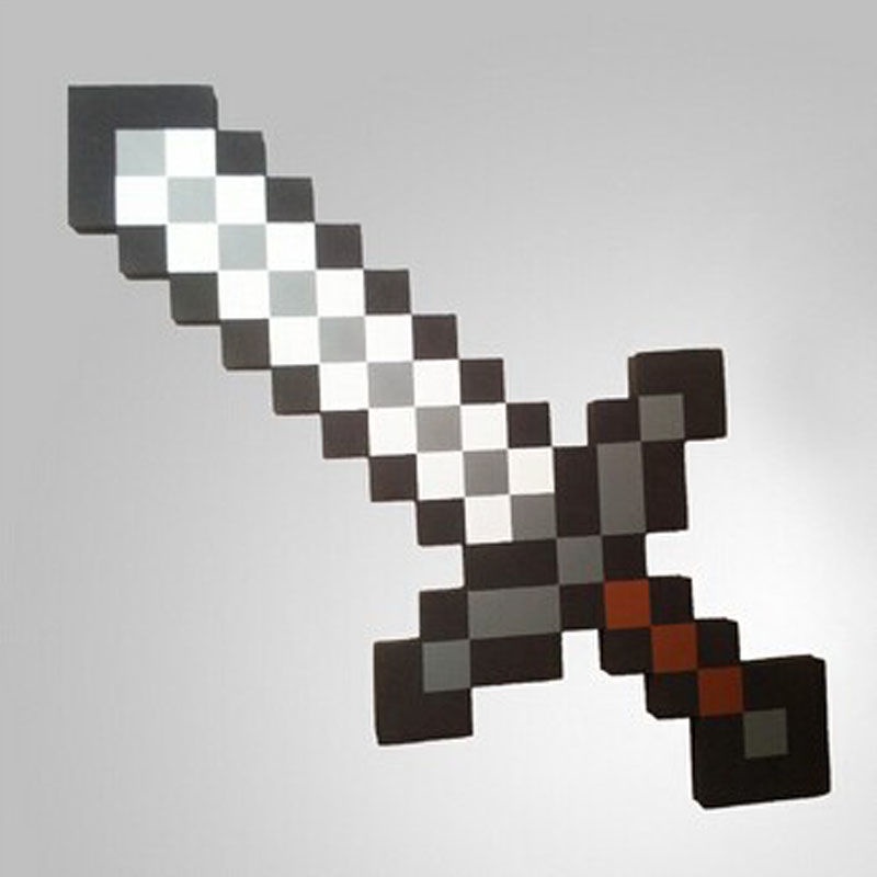 Minecraft我的世界周邊泡沫武器鑽石劍弓箭劍鎬火把道具模型玩具 【優惠購】 | 蝦皮購物