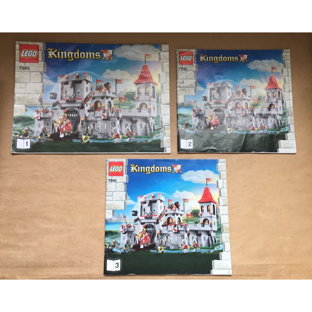 樂高 Lego 7946 國王城堡 說明書(城堡系列/紅獅/綠龍) | 蝦皮購物