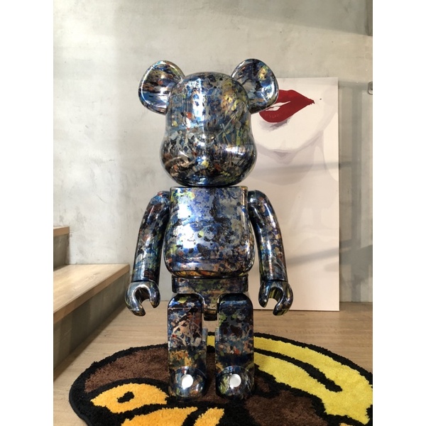 その他 BE@RBRICK Jackson Pollock STUDIO CHROME BE@RBRICK Jackson Pollock STUDIO CHROME