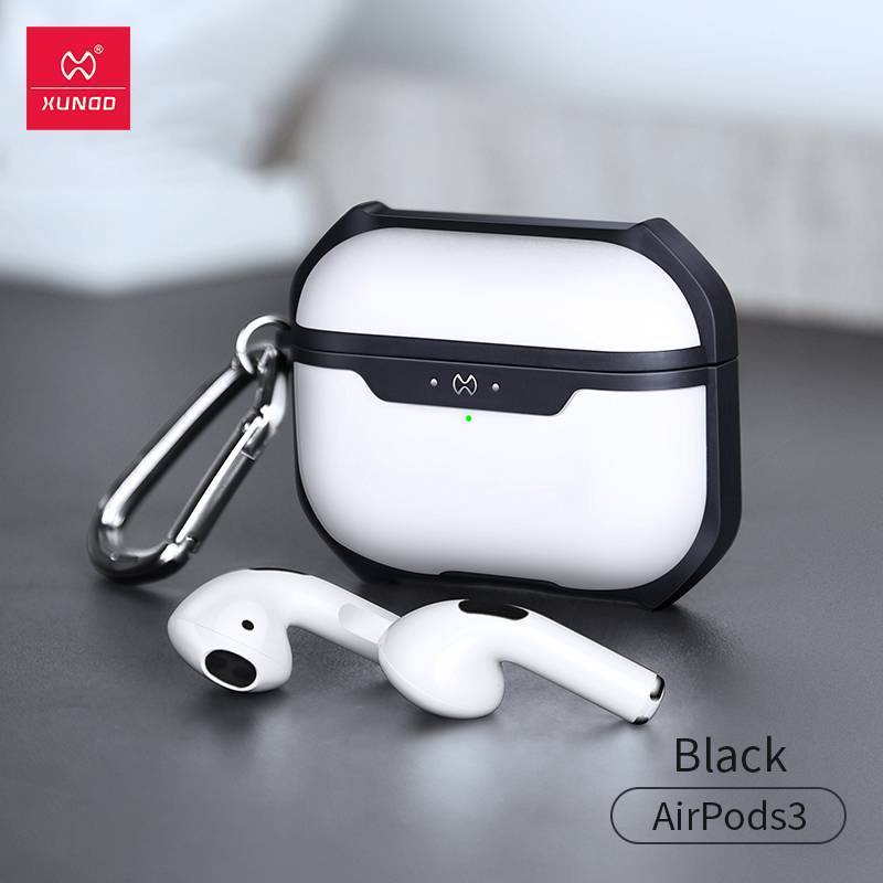 出清【實品美】AirPods 3代耳機保護包甲殼蟲金屬掛勾【不含耳機】防摔