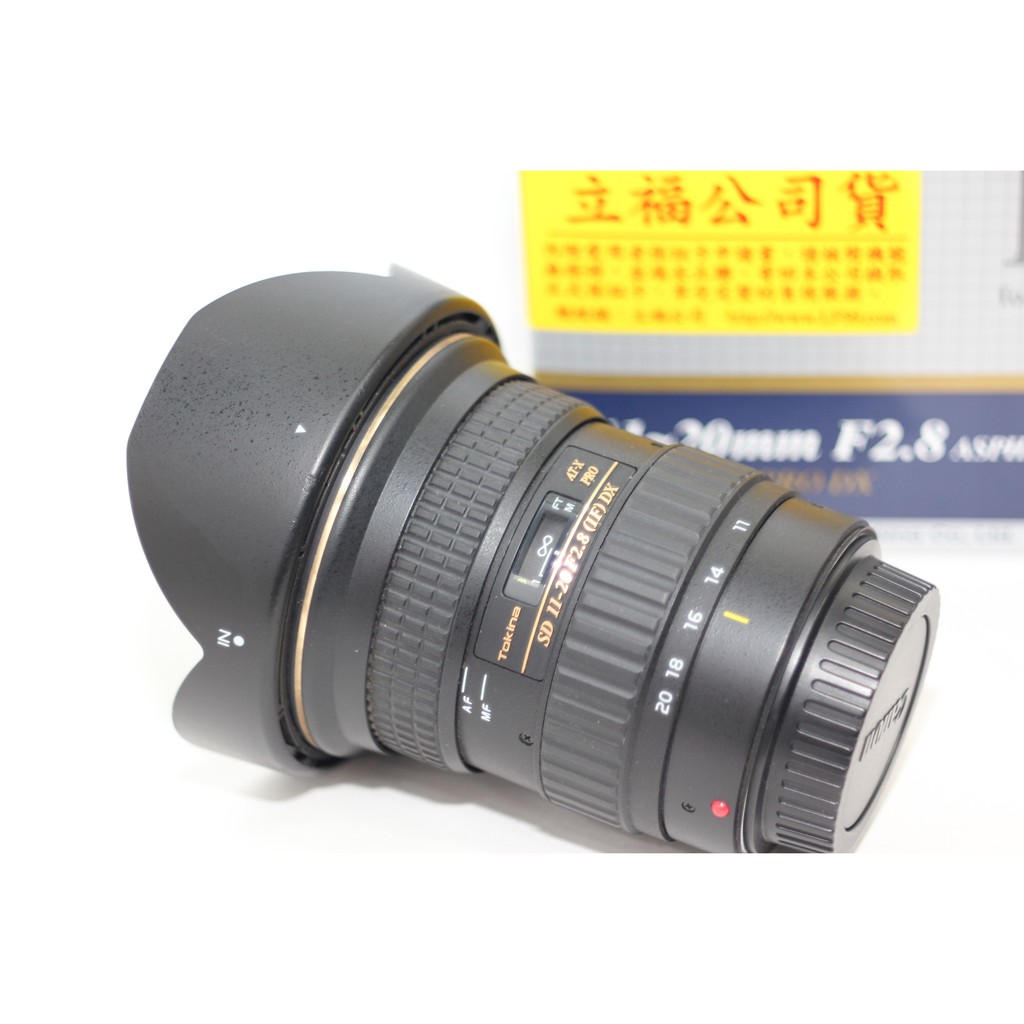 $6900 Tokina 11-20mm F2.8 PRO DX 公司貨 For:Canon