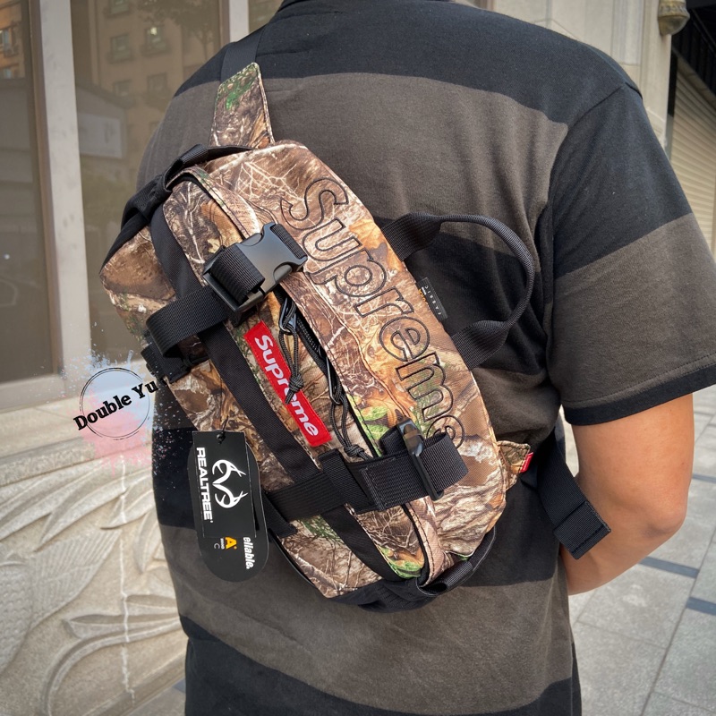 SUPREME FW 19 WAIST BAG 47TH 腰包楓葉迷彩側背經典正品現貨在台