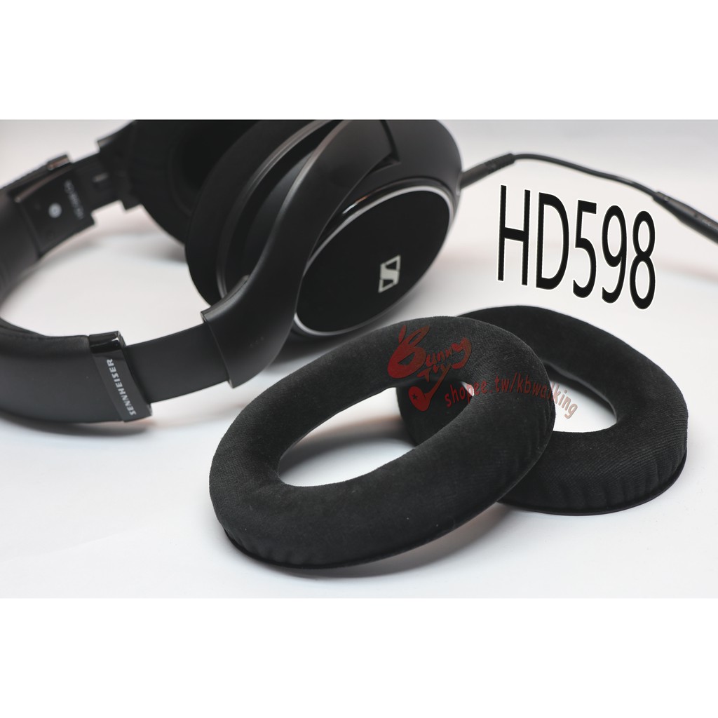 當日出貨耳罩適用聲海SENNHEISER HD598 絨布款兼容各型號HD515 PC360