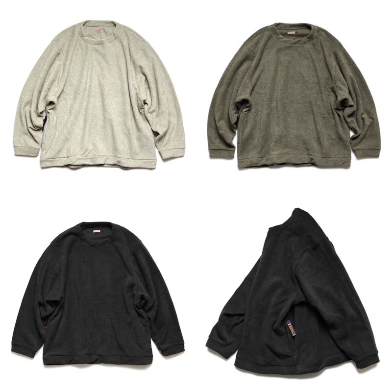KAPITAL 20AW リバースフリースBIGクルースウェット長袖衛衣套衫
