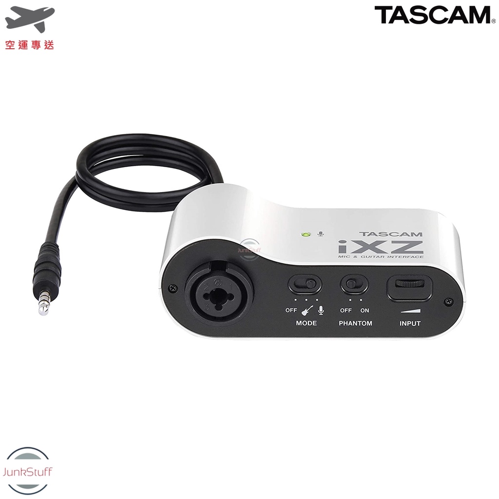 Tascam iXZ 日本達斯冠錄音介面吉他麥克風移動裝置手機平板電腦筆電