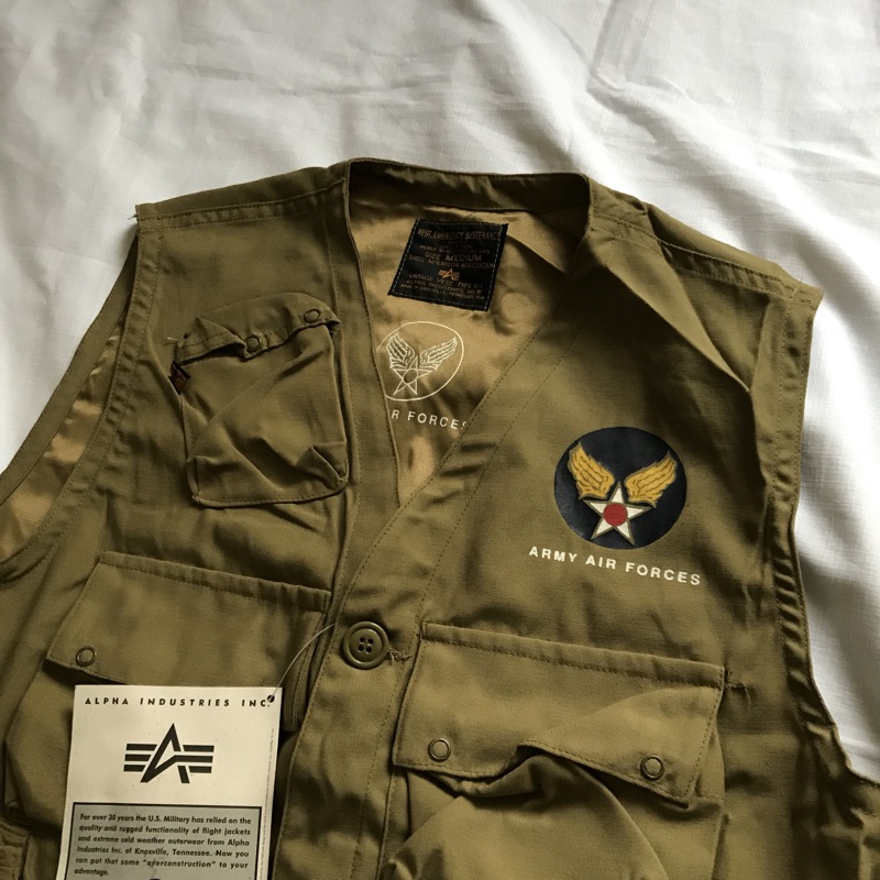 全新)Alpha industries C-1 Vest made in U.S.A | 蝦皮購物