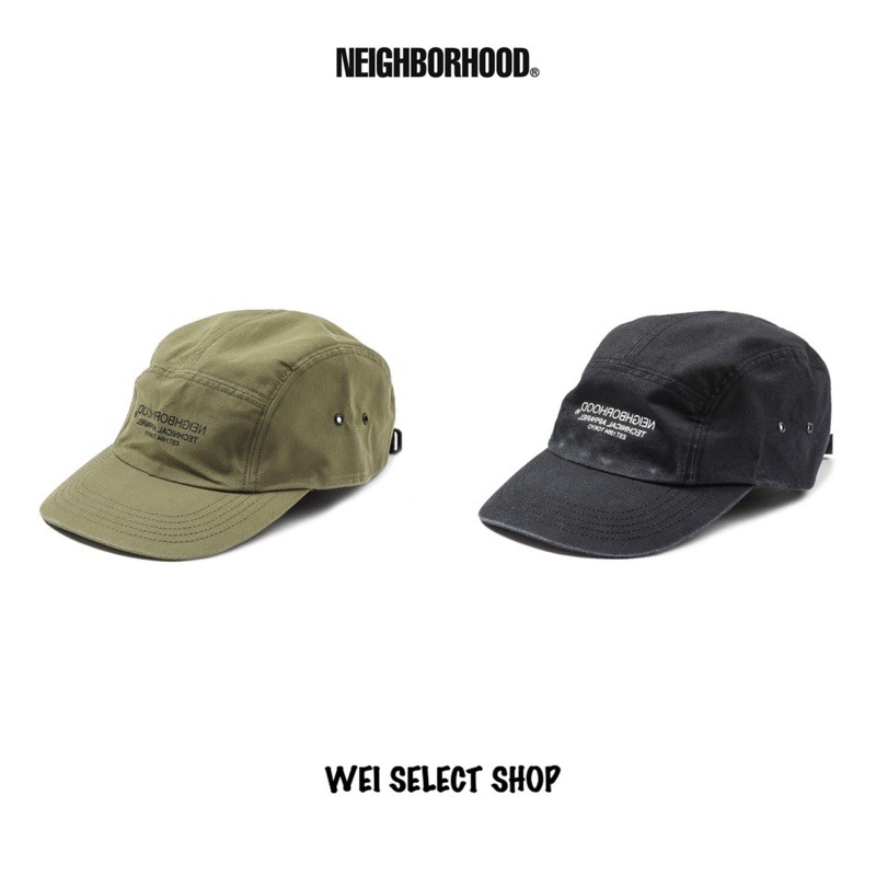 WEI】NEIGHBORHOOD 21SS JET / C-CAP 帽子老帽黑色綠色熱銷款NBHD