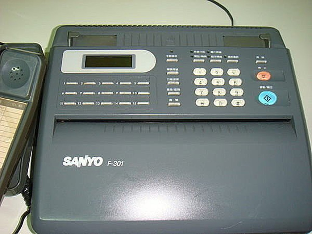 ☆優惠免運☆快速機SANYO B4 SFX-33 感熱紙傳真機F-505 301 自動裁紙