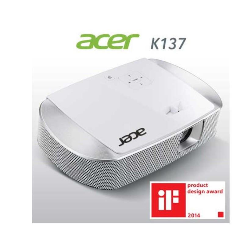 (已完售）八月新低價Acer k137＋＊USB wifi dongle附！＋遙控器＋腳架＋原廠包／DMD0.45