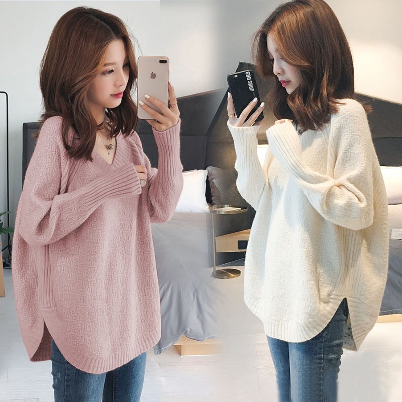 【梨卡】女裝 毛衣 針織上衣 針織衫 寬鬆毛衣