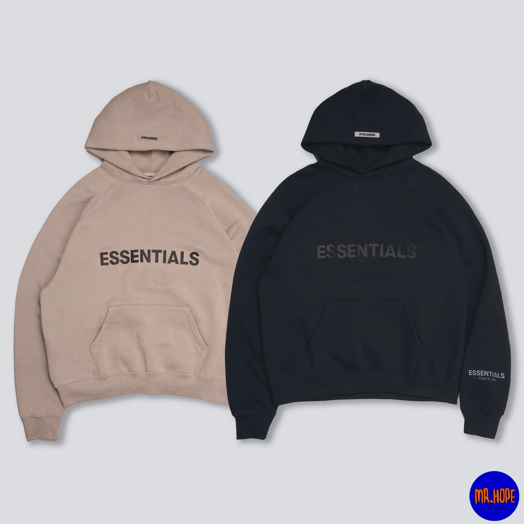 【MR.HOPE】FOG - Fear Of God ESSENTIALS 20FW Hoodie 反光 帽T 立體膠印