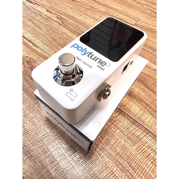 《音樂夢響佳 流行樂館》Tc electronic Polytune Mini 3地板式調音器 白色 | 蝦皮購物