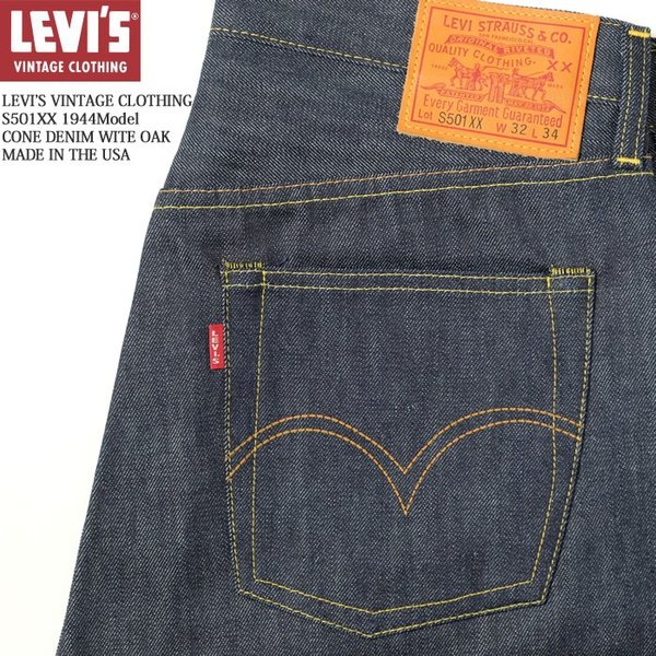 LEVIS VINTAGE CLOTHING LVC 1944 44501 原色MADE IN USA 美國製| 蝦皮購物