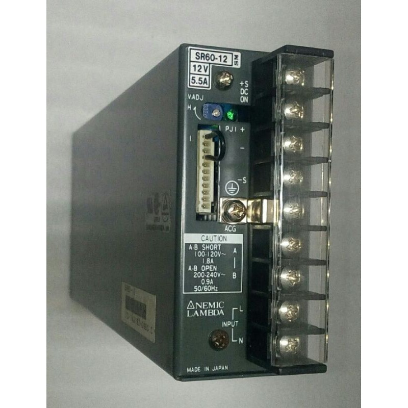 🌞清倉全新現貨保固日本製造TDK朗達NEMIC-LAMBDA SR60-12 出DC 12V 5.5