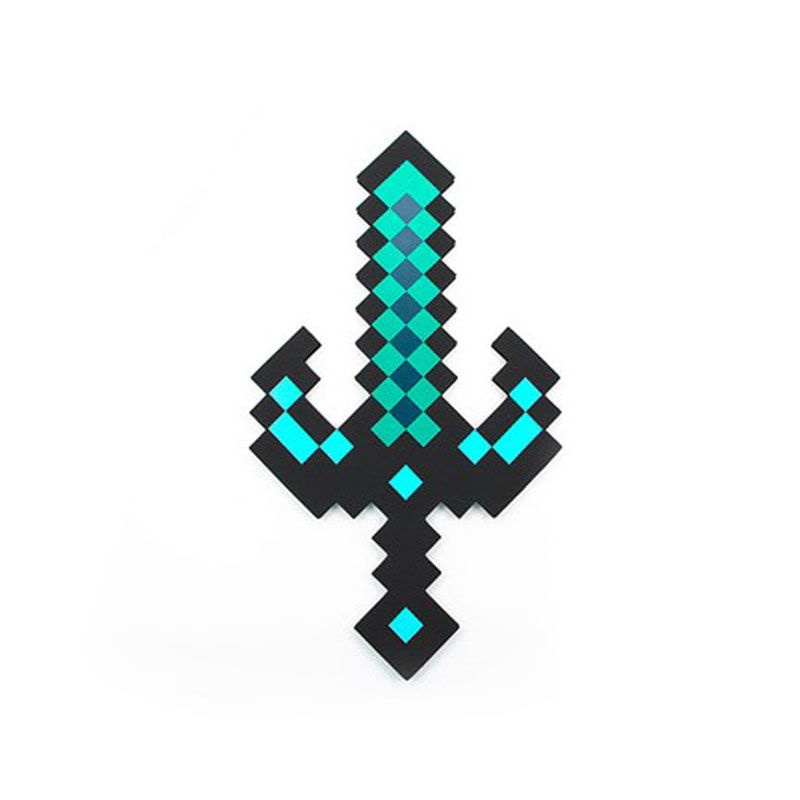 Minecraft我的世界周邊泡沫武器鑽石劍弓箭劍鎬火把道具模型玩具 【優惠購】 | 蝦皮購物