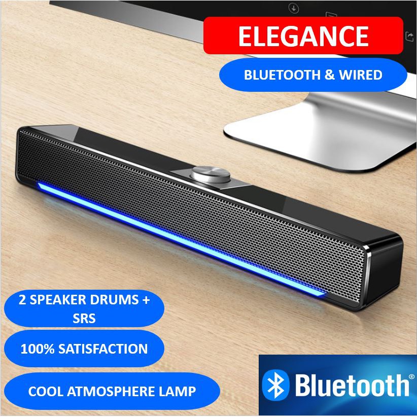 SADA Computer Speaker V-196 USB Wired Bar Stereo Subwoofer M | 蝦皮購物
