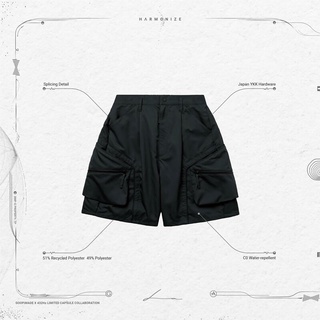 Goopi “RM-01” Soft Box Utility Pocket Shorts - Aqua (已售出