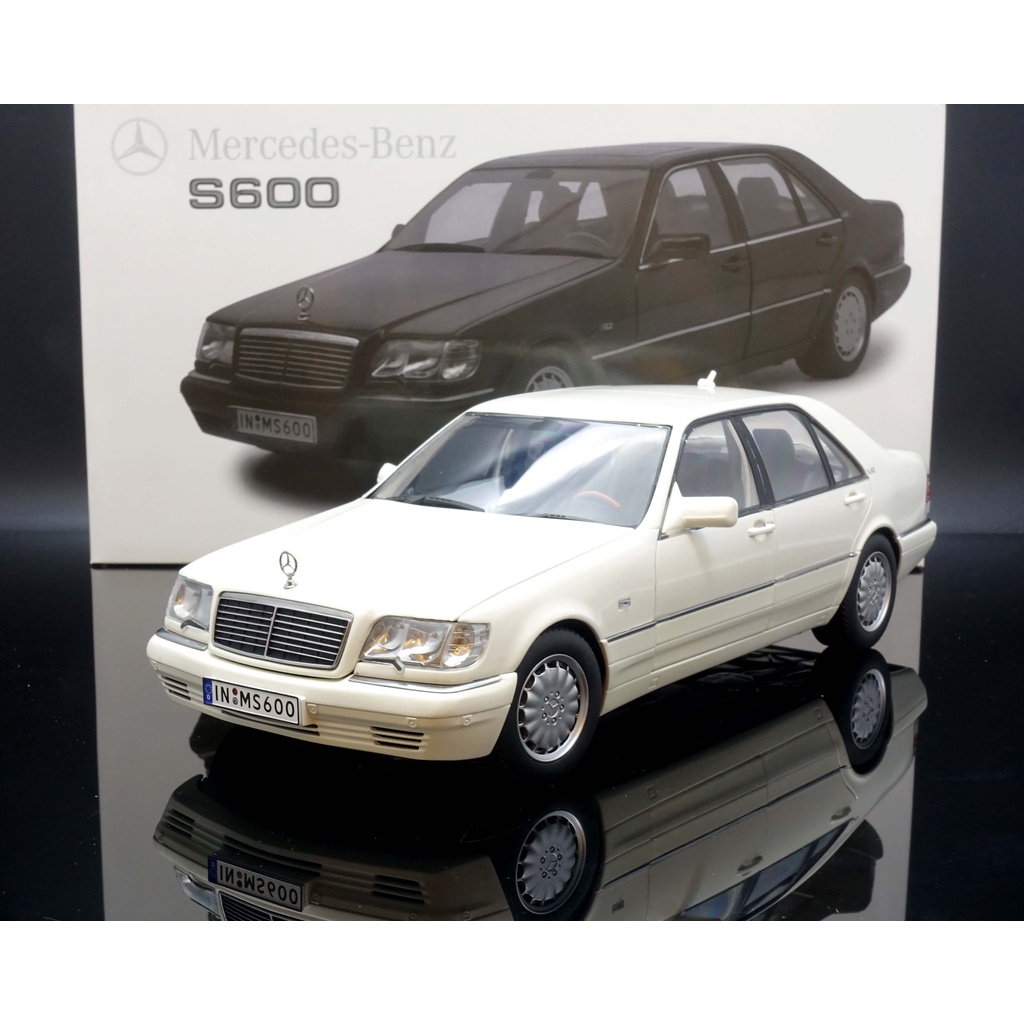 △全開閉！白！Mission Mooel 1/18 メルセデスベンツ 押し付けれ BENZ S600 W140 S-