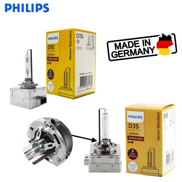 Philips 製　D1S 35W 4300K HIDバルブ Philips Automotive Germany PHILIPS OEM 4300K D1S Bulb 85415C1 35W