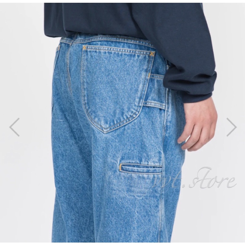 DESCENDANT 22AW DAWSON DENIM TROUSERS BUGGY 牛仔褲長褲休閒褲