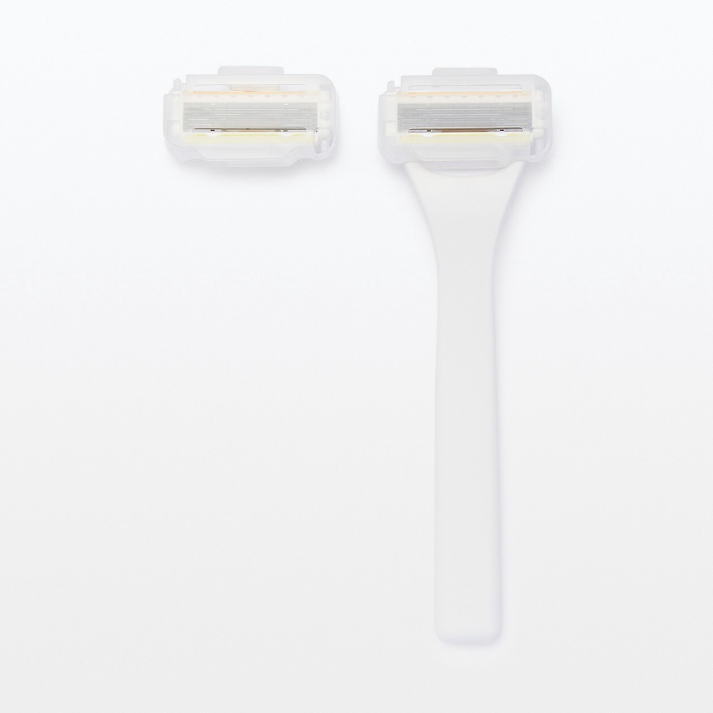 【MUJI 無印良品】 刮鬍刀 ABS刀架 5刀片替換刀頭 刮鬍刀 剃鬚刀 男士用品 替換刀頭 日本代購 | 蝦皮購物