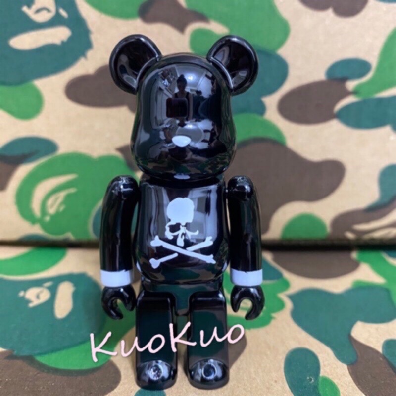 BE@RBRICK mastermind JAPAN MMJ BLACK CHROME 2G限定黑色電鍍100