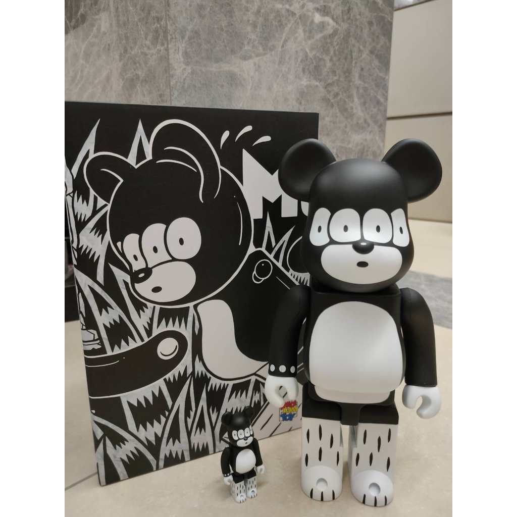 中租零卡分期全新未拆Be@rbrick Matthew 400%+ 100% 四眼熊400% + 100 ...