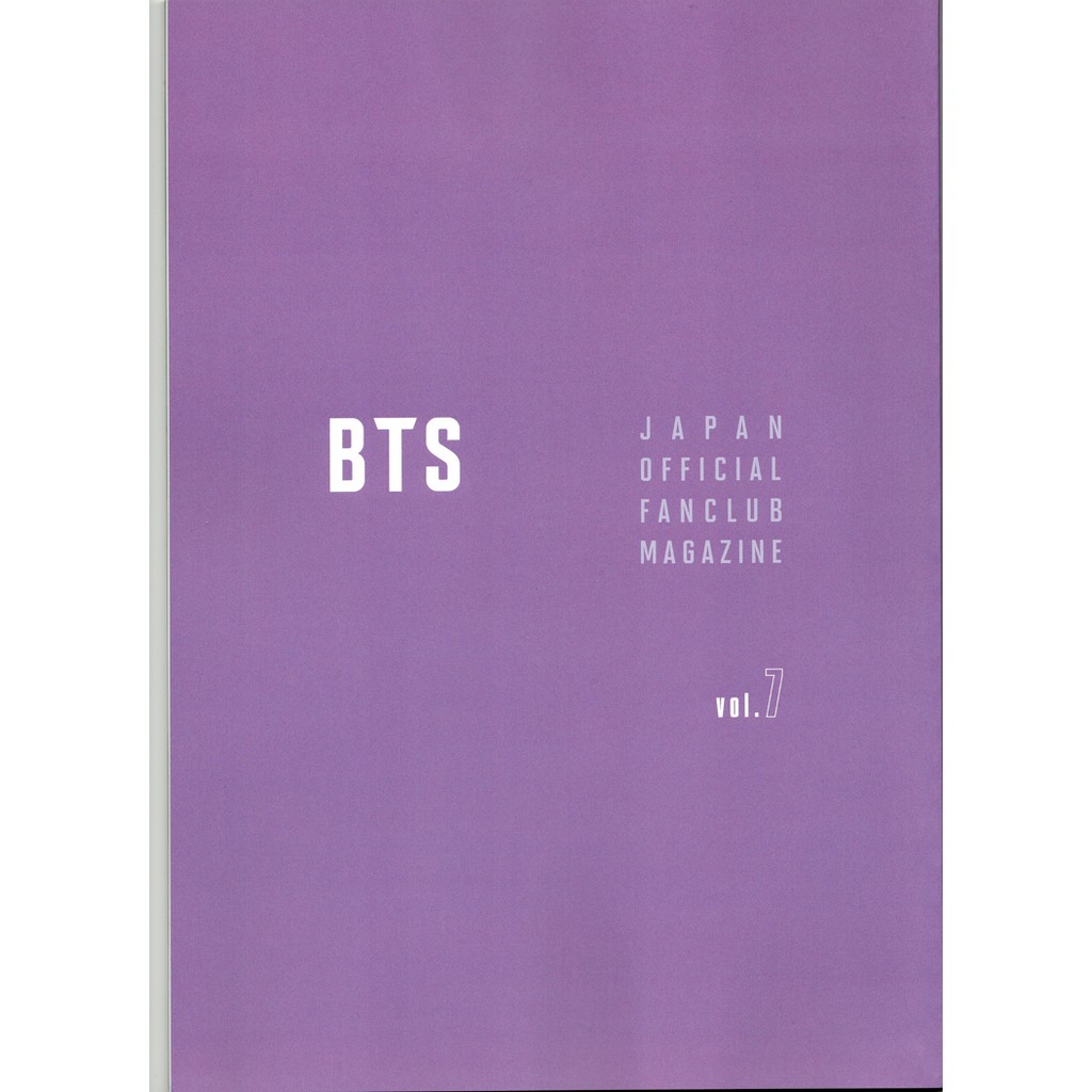 現貨+預購】◎ BTS 防彈少年團JAPAN FAN CLUB MAGAZINE vol.1-7 會員