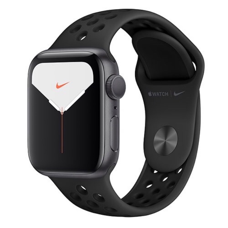 全新未拆現貨Apple Watch Series 5 太空灰色鋁金屬錶殼+黑Nike 運動型