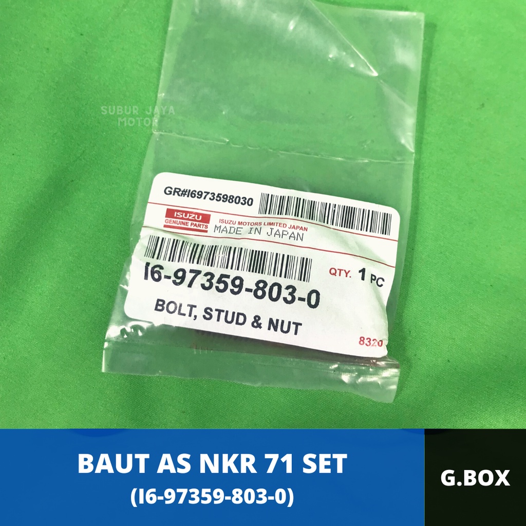 五十鈴 NKR 71 NKR71 車軸螺栓組 I6-97359-803-0 Bold Stut Nud | 蝦皮購物