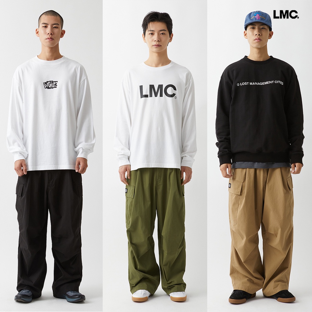 LESSTAIWAN ▽ LMC WIDE CARGO PANTS 長褲2102 | 蝦皮購物