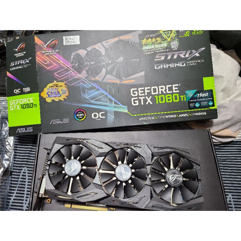 ASUS ROG-STRIX-GTX1080TI-O11G-GAMING | 蝦皮購物