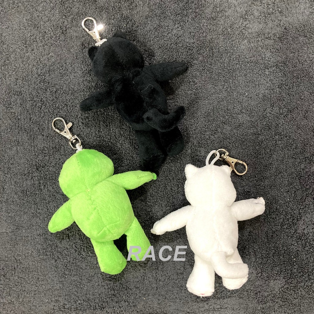 【RACE】RIPNDIP LORD NERMAL 中指貓 鑰匙圈 吊飾 玩偶 公仔 外星人 白 黑 綠 | 蝦皮購物