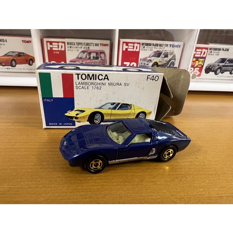Tomica 日本製F40 Lamborghini Miura SV 藍牛| 蝦皮購物