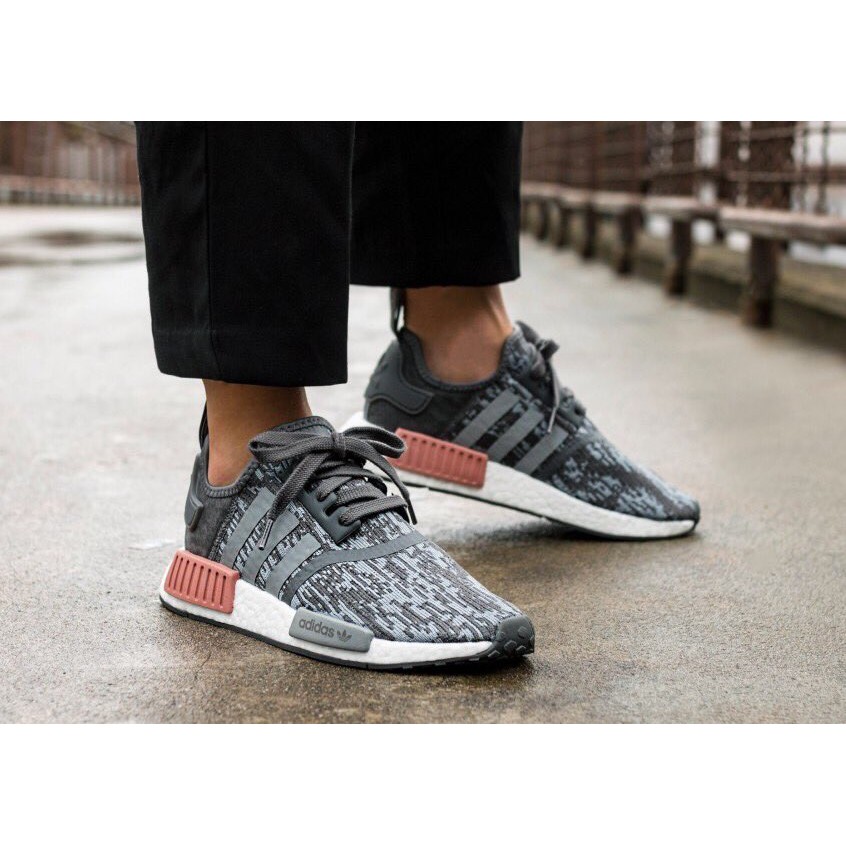 Adidas nmd r1 2025 grey and pink