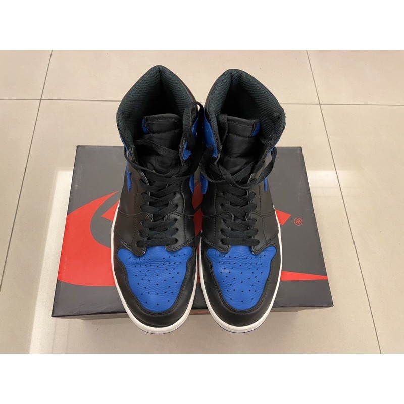 Nike Air Jordan 1 OG Royal Blue 黑藍555088-007 二手美品| 蝦皮購物