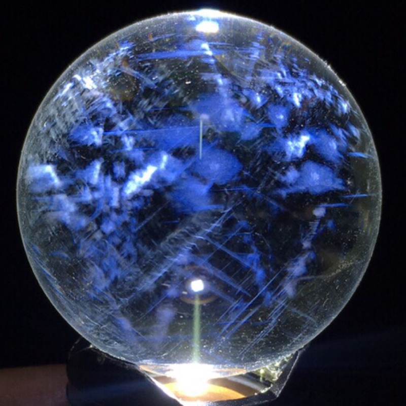 「飛醺」超顯針-藍針水晶球-全淨體