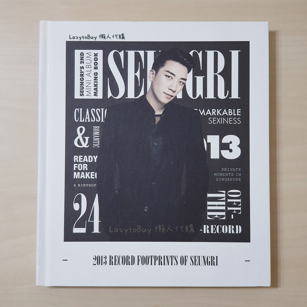 現貨】BIGBANG勝利LET'S TALK ABOUT LOVE專輯2013寫真書官方出品