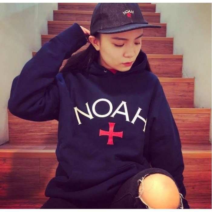 ☆AirRoom☆【現貨】NOAH CORE LOGO HOODIE 十字架諾亞帽T 余文樂長袖