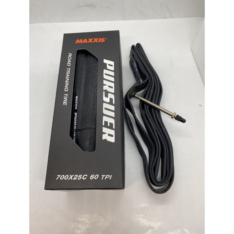 MAXXIS PURSUER 盒裝M225 700x23/25/28C/32C公路車防刺外胎 內胎氣嘴長度自由選搭 | 蝦皮購物