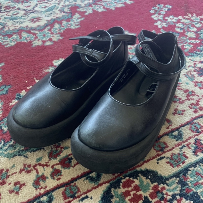 tokyo bopper黑色厚底鞋5號（24.5號） | 蝦皮購物