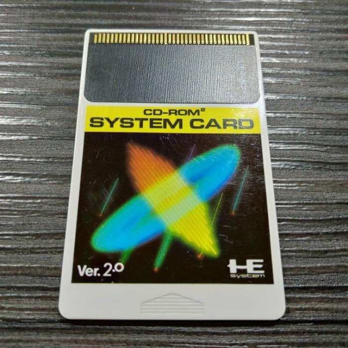 PCEngine CD CDROM SYSTEM CARD Ver. 2.0 系統卡 (編號310) 蝦皮購物