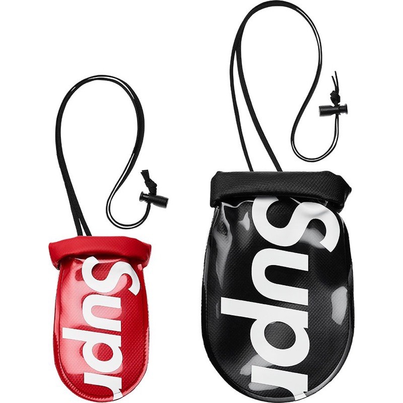 supreme sealline see pouch large 紅色透明防水袋大款9成新| 蝦皮購物