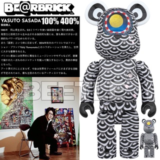 BEETLE BE@RBRICK 笹田靖人 GROUND Y SASADA YASUTO 孔雀 100% 400%