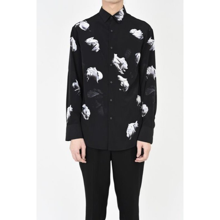 Lad musician DECHINE ROSE PHOTO STANDARD SHIRT 印花襯衫玫瑰44